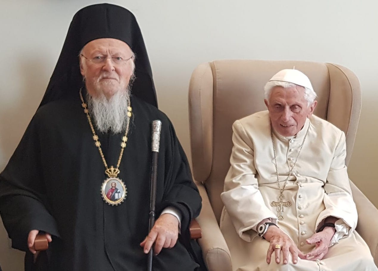 In Memoriam Pope Benedict Xvi 1927 2022 Ecumenical Patriarchate